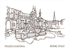 MAT193 - Piazza Navona - 16x12