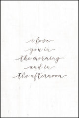 MAZ5371 - I Love You in the Morning - 12x18