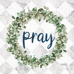 MAZ5686 - Pray Eucalyptus Wreath - 12x12