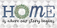 MAZ5690 - Home is Where Our Story Begins    - 18x9
