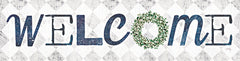 MAZ5695 - Welcome with Eucalyptus Wreath I - 20x5