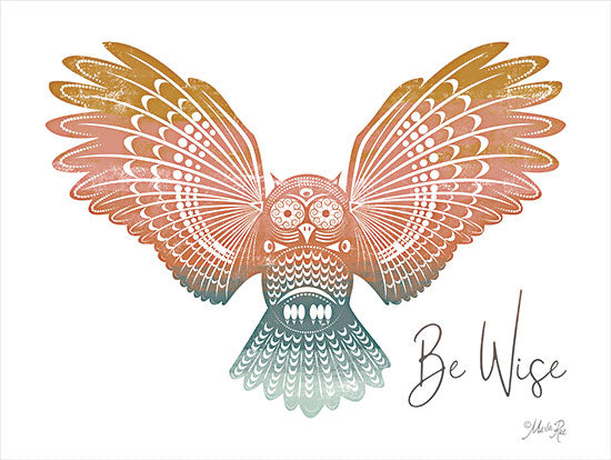 Marla Rae MAZ5809 - MAZ5809 - Be Wise Owl - 16x12 Be Wise, Owl, Southwestern, Motivational, Signs from Penny Lane