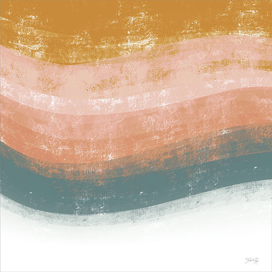 Marla Rae MAZ5848 - MAZ5848 - Striped Abstract 2     - 12x12 Abstract, Brush Strokes, Earth Tones, Contemporary from Penny Lane