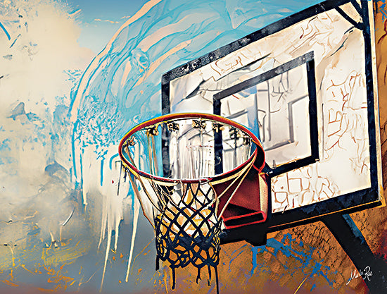 Marla Rae MAZ5973 - MAZ5973 - Graffiti Basketball Hoop - 16x12 Sports, Basketball, Basketball Hoop, Graffiti, Masculine, Urban, Children from Penny Lane