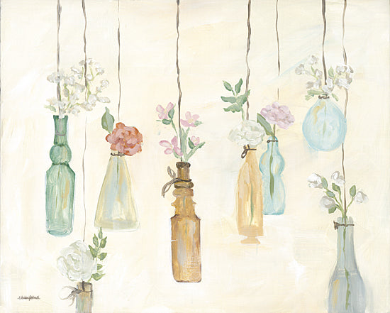 Mackenzie Kissell MKA174 - MKA174 - Spring Floral Bottles - 16x12 Bottles, Flowers, Greenery, Hanging Bottles, Spring Flowers, Bohemian from Penny Lane