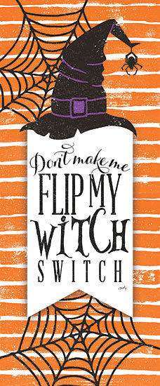 Misty Michelle MMD362 - MMD362 - Witch Switch   - 8x20 Halloween, Witch, Whimsical, Typography, Signs, Flip My Witch Switch, Spider Webs from Penny Lane