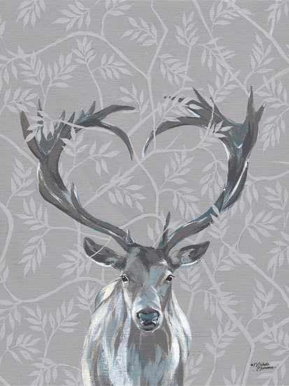 Michele Norman MN240 - MN240 - Deerly Loved - 12x16 Deer, Greenery, Abstract, Lodge from Penny Lane