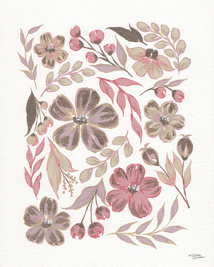 Michele Norman MN265 - MN265 - Pretty in Pink Petals - 12x16 Flowers, Greenery, Wildflowers, Blooms from Penny Lane