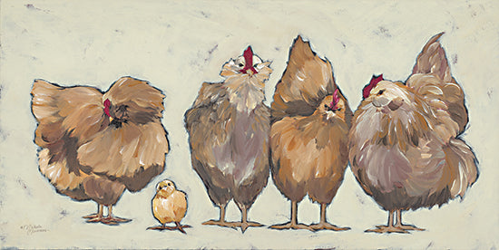 Michele Norman MN363 - MN363 - Flock Together     - 18x9 Chickens, Hen, Farm Animals, Baby Chick, Flock Together from Penny Lane