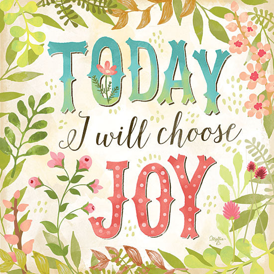 Mollie B. MOL1273A - Today I Will Choose Joy - Today, Joy, Greenery, Flowers from Penny Lane Publishing