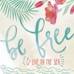MOL1477 - Be Free & Live by the Sea - 12x12