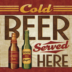 MOL1517 - Cold Beer Served Here - 12x12
