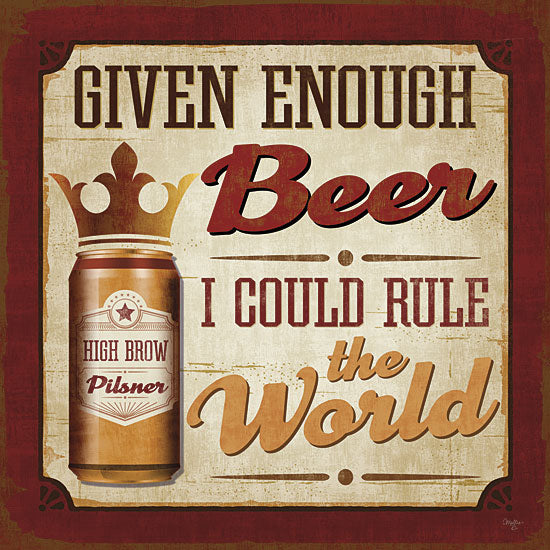 Mollie B. MOL1521 - I Could Rule the World - Beer, Signs, Bar from Penny Lane Publishing