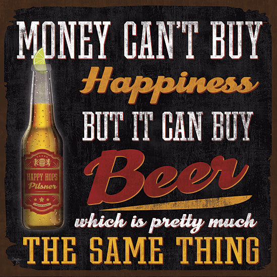 Mollie B. MOL1524 - Money Can't Buy Happiness - Beer, Signs, Bar from Penny Lane Publishing