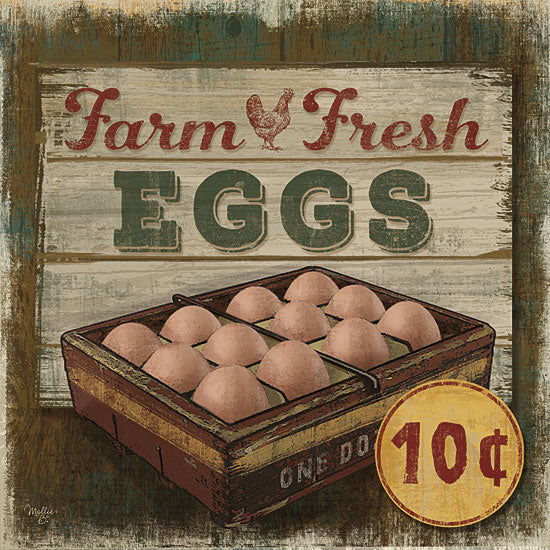 Mollie B. MOL1562 - Farm Fresh Eggs - Farm, Eggs, Signs from Penny Lane Publishing