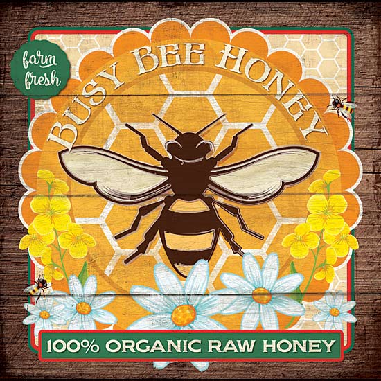 Mollie B. MOL1743 - Busy Bee Honey - Bee, Honey, Daisies from Penny Lane Publishing