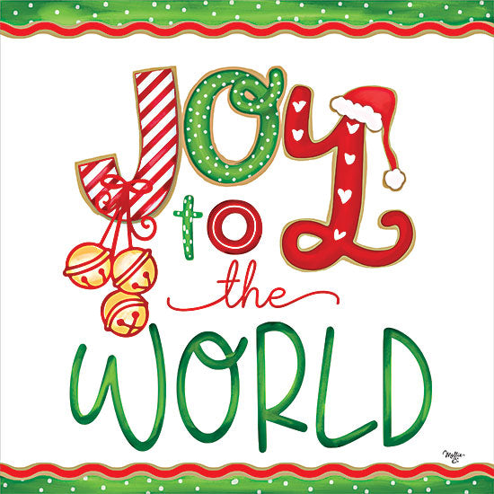 Mollie B. MOL2128 - MOL2128 - Joy to the World - 12x12 Joy to the World, Christmas, Holidays, Music, Song, Typography, Signs from Penny Lane