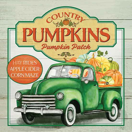 Mollie B. MOL2210 - MOL2210 - Pumpkin Patch - 12x12 Country Pumpkins, Truck, Pumpkins, Fall, Autumn, Pumpkin Patch, Signs, Typography from Penny Lane