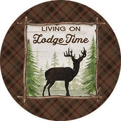 MOL2223RP - Living on Lodge Time - 18x18