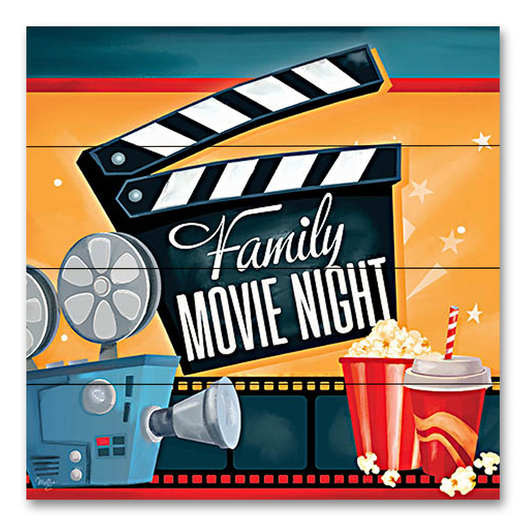 Mollie B. MOL2449PAL - MOL2449PAL - Family Movie Night - 12x12  from Penny Lane