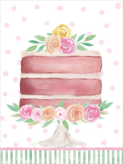 Mollie B. MOL2504 - MOL2504 - Wedding Cake - 12x16 Wedding, Wedding Cake, Whimsical, Cake, Flowers, Polka Dota from Penny Lane