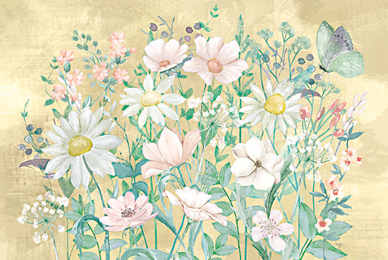 Mollie B. MOL2582 - MOL2582 - Spring Flowers 2 - 18x12 Flowers, Spring, Spring Flowers, Butterfly, Flower Garden from Penny Lane
