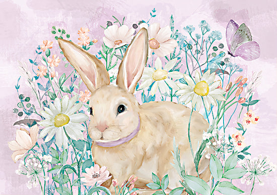 Mollie B. MOL2593 - MOL2593 - Spring Bunny 4 - 16x12 Bunny, Rabbit, Flowers, Wildflowers, Spring, Spring Flowers, Easter, Butterflies from Penny Lane