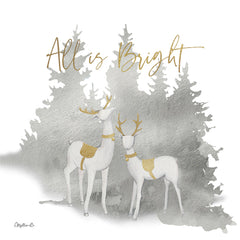 MOL2698 - Woodland Deer All is Bright - 12x12
