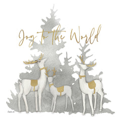 MOL2699 - Woodland Deer Joy to the World - 12x12