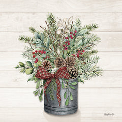 MOL2717 - Christmas Greenery Bucket - 12x12