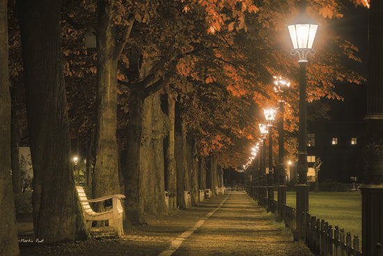 Martin Podt MPP201 - Take a Seat - Lamppost, Bench, Trees, Path, Bench from Penny Lane Publishing
