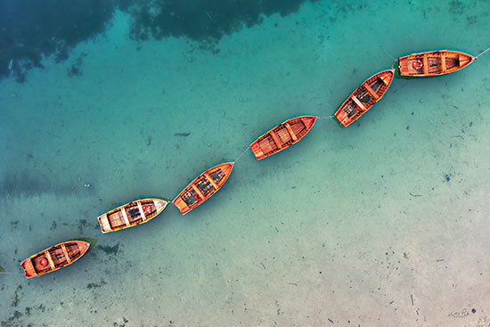 Martin Podt MPP867 - MPP867 - Boats of Braies I - 18x12 Lake, Lake Braies, Italy, Boats, Photography, Landscape, European from Penny Lane