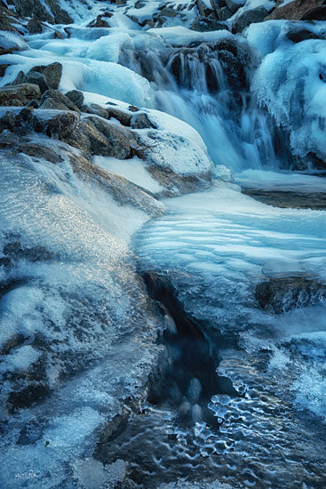 Martin Podt MPP872 - MPP872 - Winter Ice - 12x18 Photography, Rocks, Ice, Creek, Snow, Winter, Landscape from Penny Lane