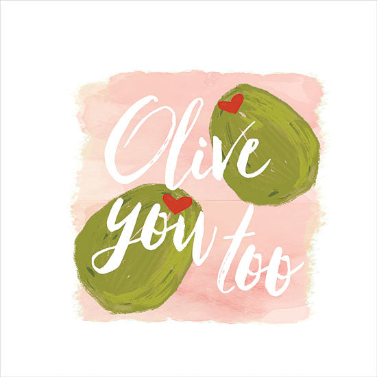 Masey St. Studios MS166 - MS166 - Olive You Too - 12x12 I Love You, Love, Humorous, Signs from Penny Lane