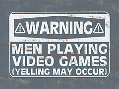 MS182 - Men Playing Video Games - 16x12