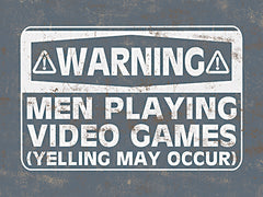 MS182 - Men Playing Video Games - 16x12