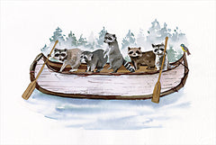 MS262 - Raccoon Canoe Adventure - 18x12