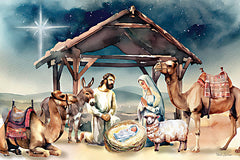 ND114 - O Holy Night Nativity Scene - 18x12