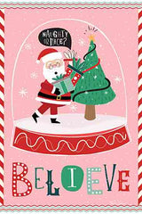 ND378 - Believe Snowglobe - 12x18