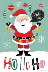 ND379 - Ho Ho Ho Santa - 12x18