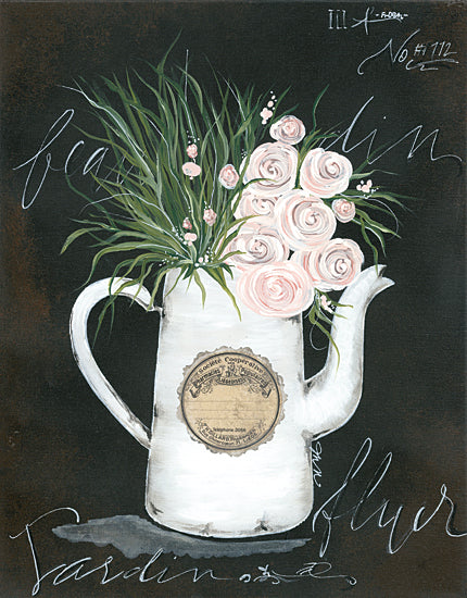 Julie Norkus NOR124 - NOR124 - Grandpa's Enamel - 12x16 Flowers, Pink Flowers, Enamel Pitcher, Vintage, Bouquet from Penny Lane