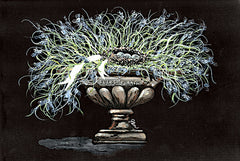 NOR127 - Wispy Stone Urn - 18x12