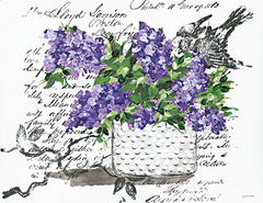 NOR149 - Hobnail Lilac Bird - 16x12