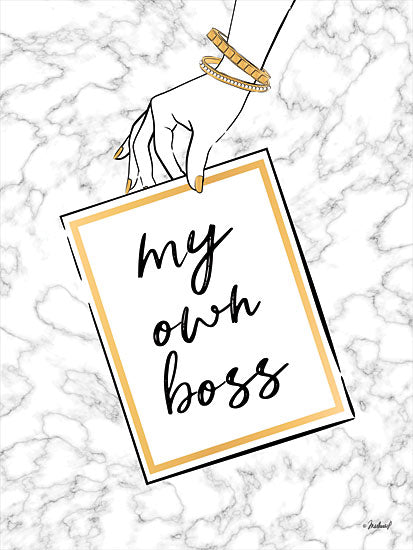 Martina Pavlova PAV393 - PAV393 - My Own Boss - 12x16 Inspirational, Girl Boss, My Own Boss, Typography, Signs, Textual Art, Graphic Art, Motivational from Penny Lane