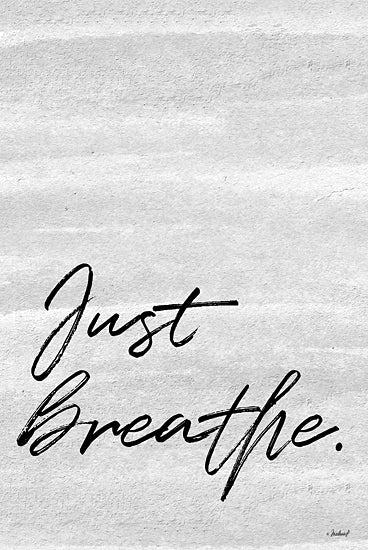 Martina Pavlova PAV487 - PAV487 - Just Breathe - 12x18 Just Breathe, Motivational, Yoga, Typography, Signs from Penny Lane