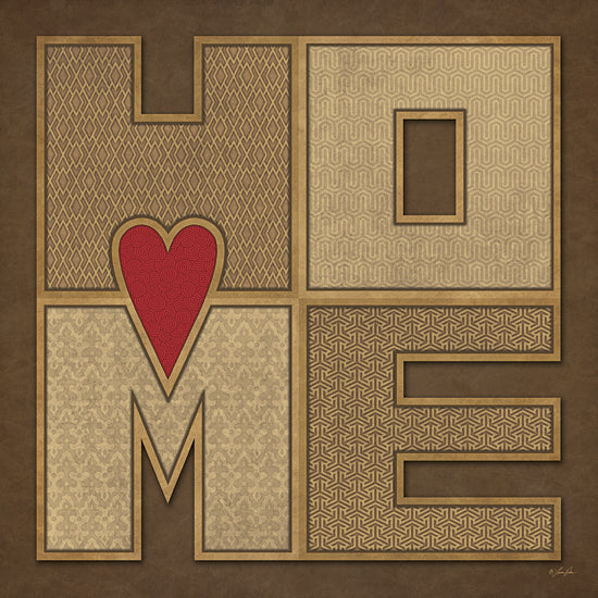 Lauren Rader RAD1122 - Home - Home, Heart, Patterns, Typography from Penny Lane Publishing