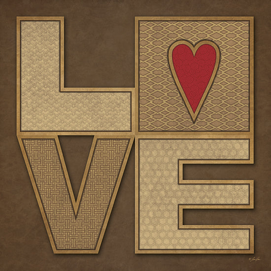 Lauren Rader RAD1123 - Love - Love, Heart, Patterns, Typography from Penny Lane Publishing