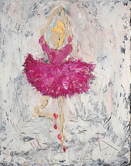 Roey Ebert REAR187 - Ballerina on Stage - Children's Art, Figurative, Ballerina, Girl, Dance, Abstract from Penny Lane Publishing