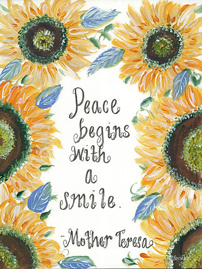Roey Ebert REAR292 - REAR292 - Peace Mother Teresa - 12x16 Signs, Typography, Quotes, Sunflowers, Mother Teresa from Penny Lane
