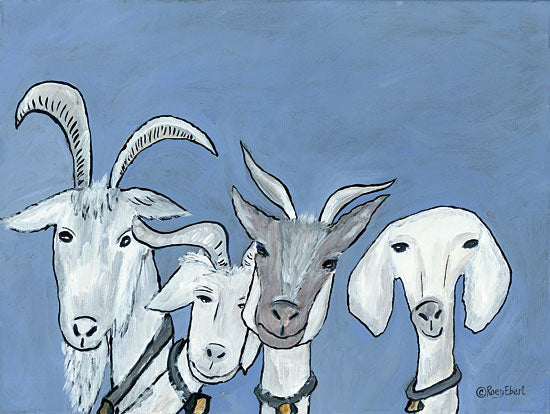 Rory Ebert REAR296 - REAR296 - Goats - 16x12 Goats, Portrait from Penny Lane